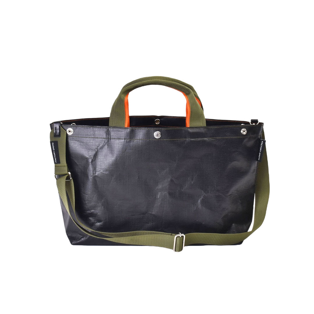 ファクトリーオモト トートバッグ S ショルダーストラップ付き A4可 BASIC TOTE BK S – FACTORY OMOTO