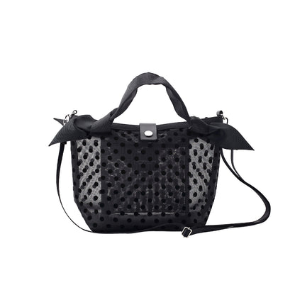 TULLE RIBBON SHOULDER MINI