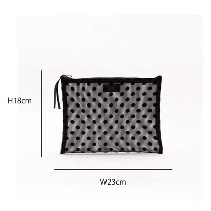 TULLE DOT POUCH